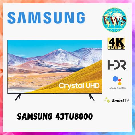 43" Class TU8000 Crystal UHD 4K Smart TV 